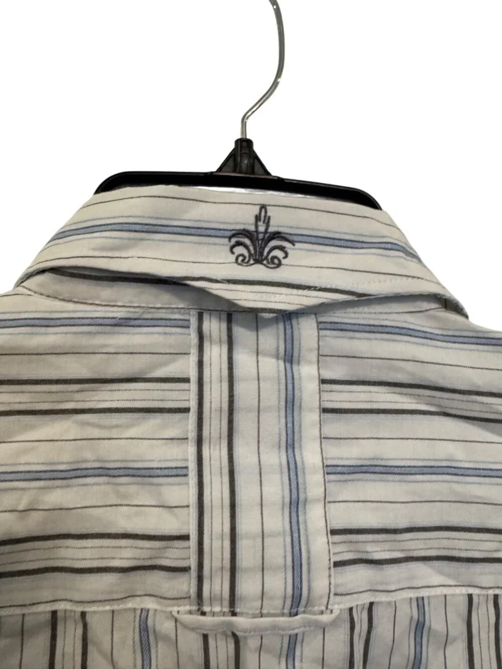 Premium Point Mens Striped Button-Up size L  Shirt western